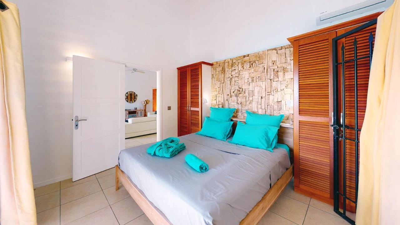 Villa Deluxe L'Hacienda Villa Vue Mer 180 Piscine Jacuzzi Proche Plage Marina Golf Pointe Des Chateaux Et Casino Jardin Clos Voyage Durable Сен-Франсуа Экстерьер фото