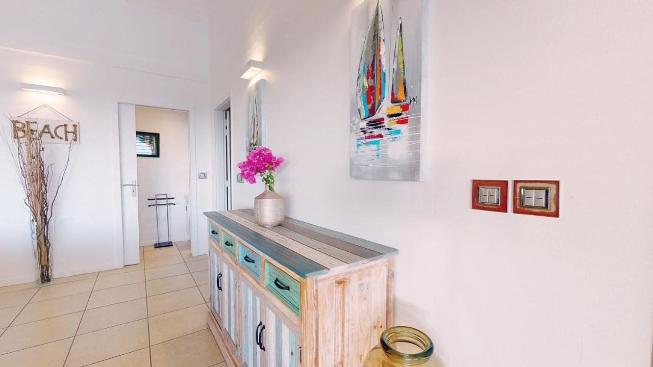 Villa Deluxe L'Hacienda Villa Vue Mer 180 Piscine Jacuzzi Proche Plage Marina Golf Pointe Des Chateaux Et Casino Jardin Clos Voyage Durable Сен-Франсуа Экстерьер фото
